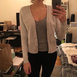Dove gray cardigan